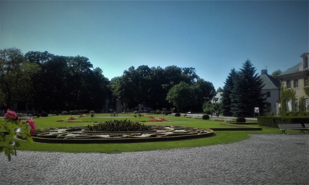 piękne ogrody w Kozłówce