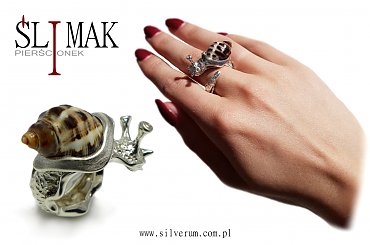 ślimak - silverum.com.pl - sklep internetowy z biżuterią - #biżuteria, #z #bursztynu, #sklep, #internetowy, #wyroby, #z #bursztynu, #producent, #hurt, #biżuteria srebrna, #z #bursztynem, #biżuteria, #artystyczna, #unikatowa, #artystyczna, #rękodzieło,