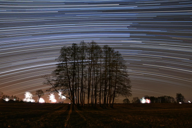 Sylwestrowy startrails