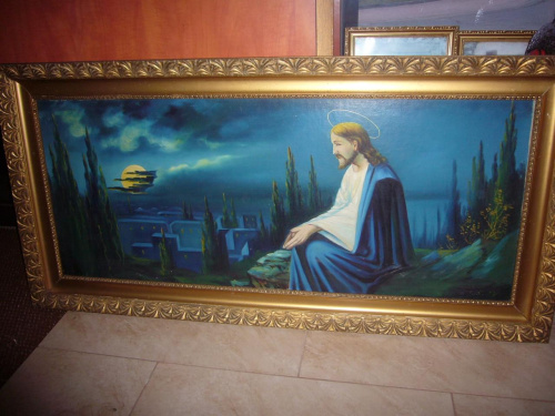sprzedam obraz Jezusa, cena 50 zł 120 x 70