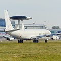 AWACS - czyli samolot dowodzenia NATO odwiedził dzisiaj nasze lotnisko.